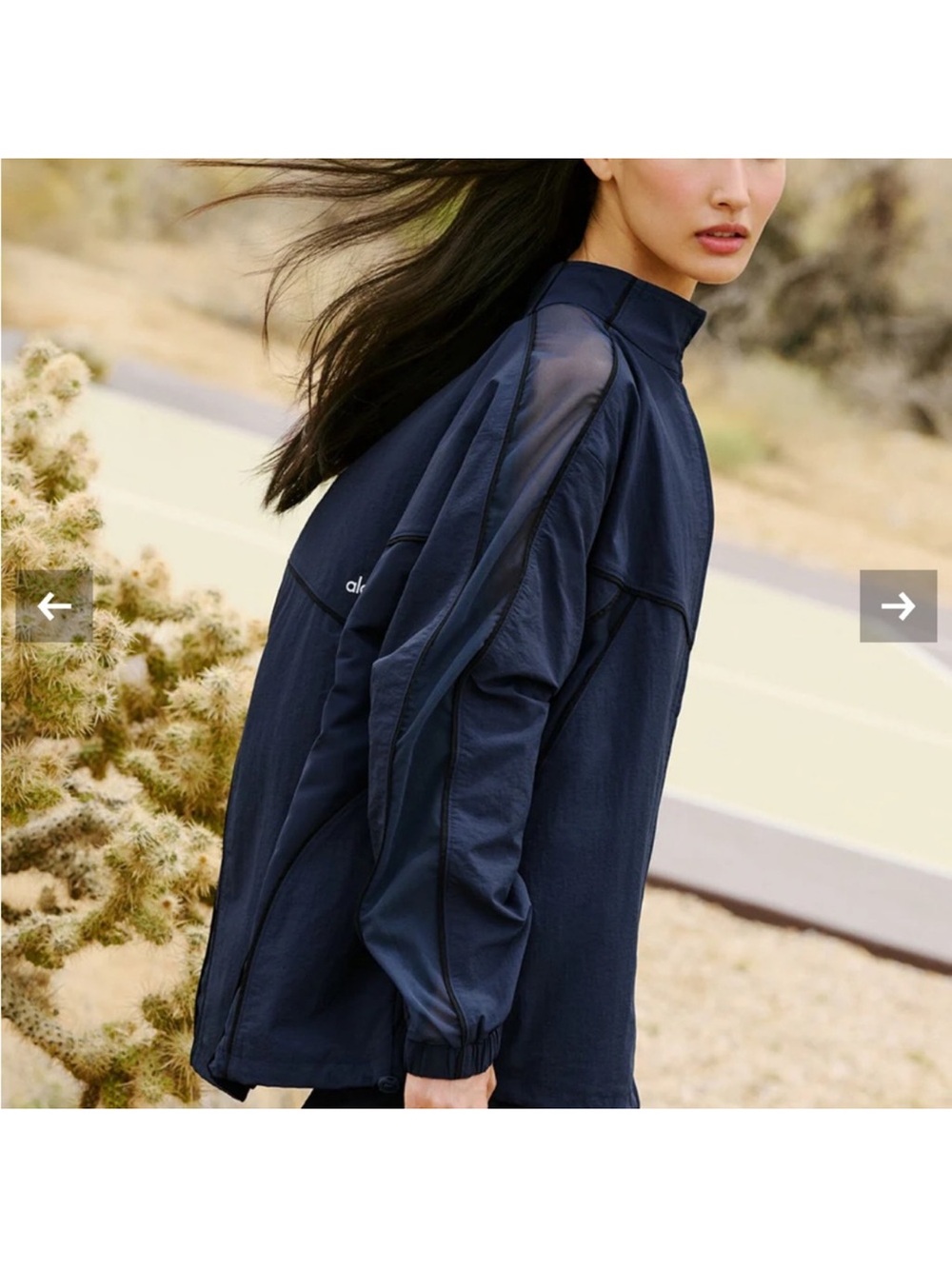ALO ORIGIN FULL ZIP TRACK JACKET SOLD OUT
